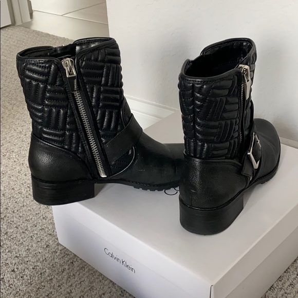 Calvin Klein Biker Moto Boots - Picture 3 of 4